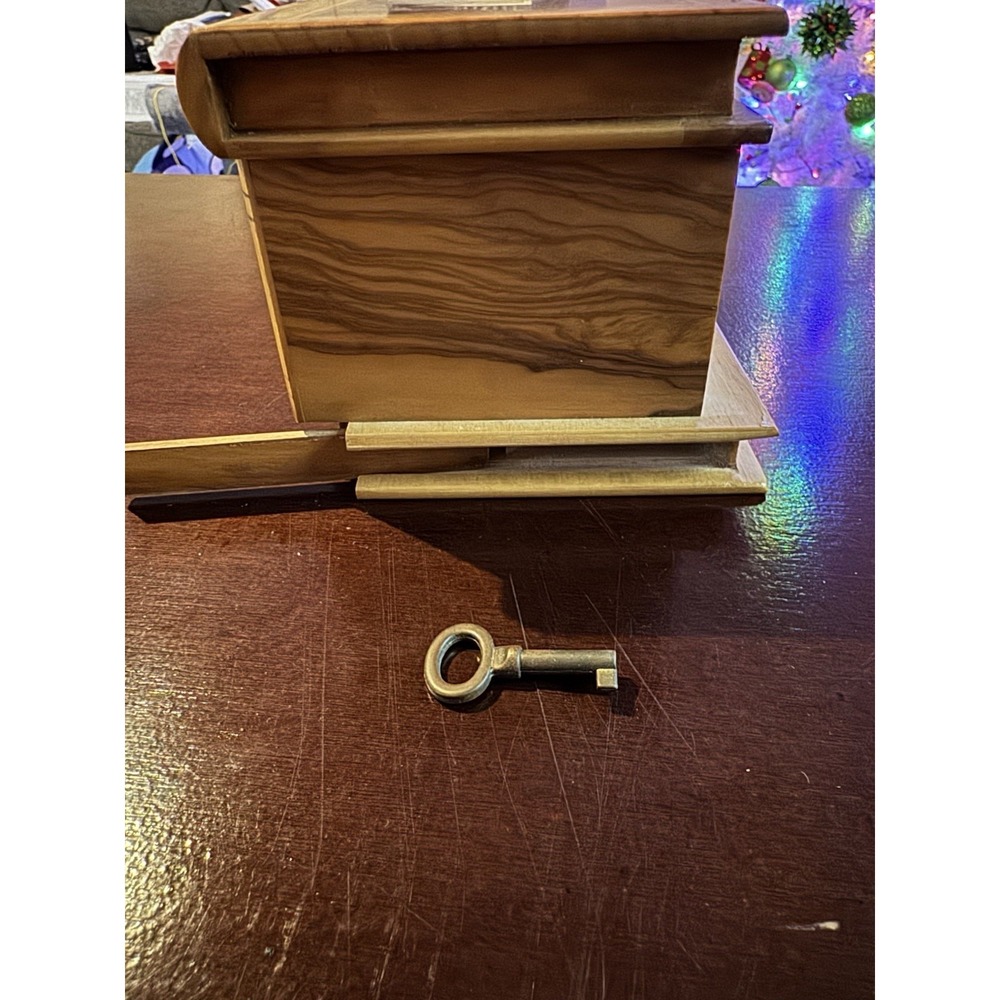 1970s JEWELRY BOX PUZZLE Wooden - Picture 8 of 10